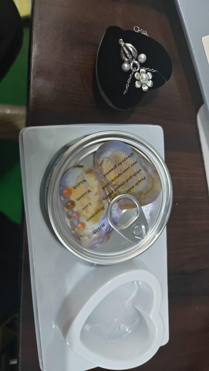 Freshwater Shell Canned Oyster – Ocean Love Real Pearl Necklace Set