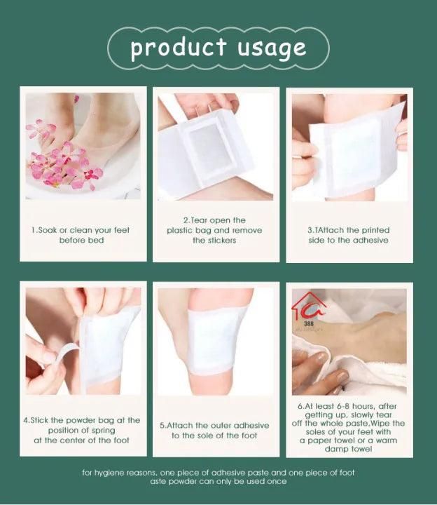 Herbal Detox Foot Patch – Buy 10 Get 10 Free